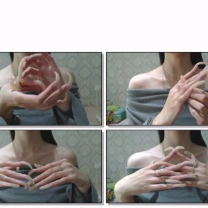 #214 – VR/3D – Wearing Rings With My Long Shiny Nails