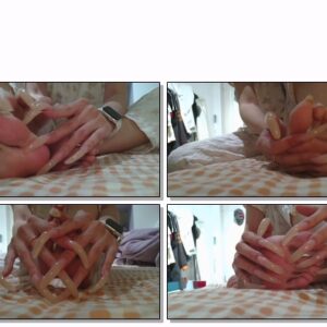 #213 – VR/3D – Close Up Long Natural Nails On Feet