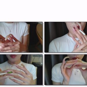 #211 – VR/3D – My Long Natural Nails With Cigarette