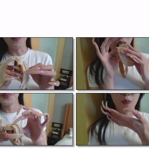 #210 – VR/3D – Eating Banana With My Long Natural Nails