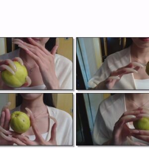 #199 – VR/3D – Scratching And Piercing Apple With My Long Sharp Nails