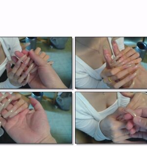 #206 – VR/3D – Close Up Man Feeling My Long Shiny Nails