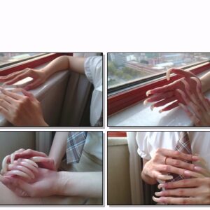 #189 – VR/3D – Posing My Long Shiny Nails At Window
