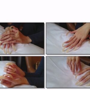 #250 – VR/3D – Posing My Long Shiny Nails On Bedsheet