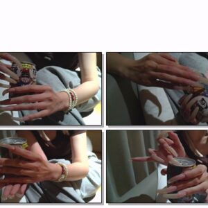 #234 – VR/3D – Tapping Can With My Long Curved Nails