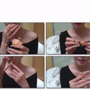 #242 – VR/3D – Eating Mandarin With My Long Curved Nails