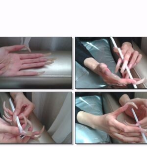 #254 – VR/3D – Fiddling With A Straw With My Long Nails
