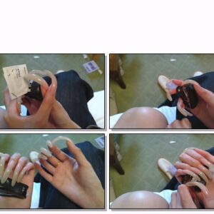 #249 – VR/3D – My Long Shiny Nails Fiddling With Stapler Pt.2
