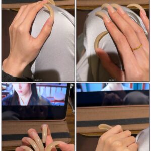 #934 - Recording My Long Curved Nails Close Up
