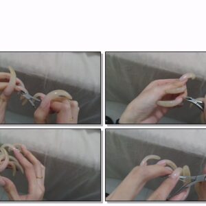 #378 – VR/3D – Cleaning Cuticles And Care Of My Long Natural Nails