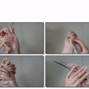 #380 – VR/3D – My Long Shiny Nails Fiddling With Letter Knife