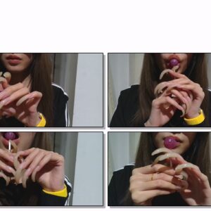 #381 – VR/3D – My Long Shiny Nails Close Up With Lollipop