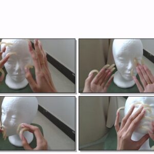 #382 – VR/3D – Scratching Foam Head With My Nails First Person View