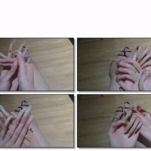 #385 – VR/3D – Shiny Long Natural Nails First Person Show