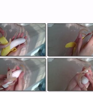 #394 – VR/3D – My Long Nails Playing With Plushie Banana