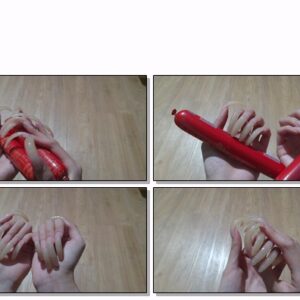 #397 – VR/3D – Posing My Long Shiny Nails With Sausages