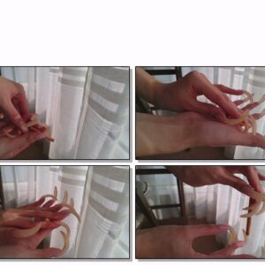 #398 – VR/3D – Sideview Of My Long Natural Curved Nails