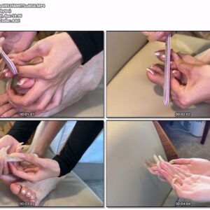 #1009 – Filing My Toenails With Long Natural Nails
