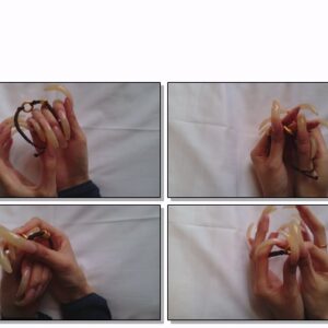 #267 – VR/3D – My Long Natural Nails Fiddling With Hair Band