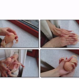 #278 – VR/3D – Squeezing Toy With My Long Nails By Window