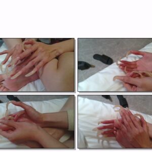 #283 – VR/3D – Posing My Long Curved Nails With Feet