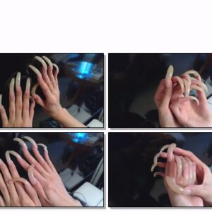 #288 – VR/3D – Tapping Show With My Long Shiny Natural Nails