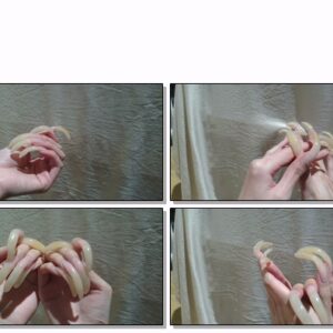 #292 – VR/3D – Bright Light Shiny Long Nails Show In First Person