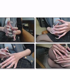 #301 – VR/3D – Tapping A Glass With My Long Shiny Nails