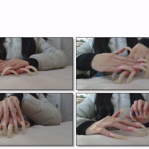 #317 – VR/3D – Close Up Scratching My Long Nails On Bed