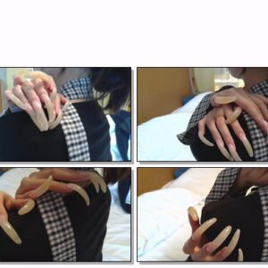 #324 – VR/3D – Posing My Long Nails On Shoulder From The Back