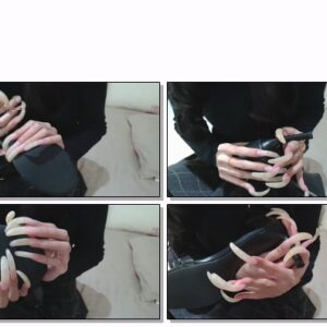 #325 – VR/3D – Scratching Black Heels With My Shiny Long Nails