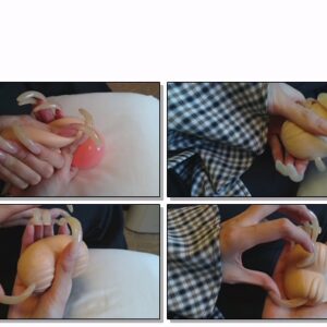 #330 – VR/3D – Squeezing Toy With My Long Shiny Sharp Nails