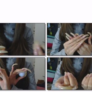 #331 – VR/3D – Long Natural Nail Show With Golf Balls