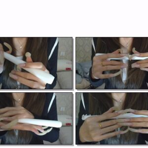 #334 – VR/3D – Fiddling With A Candle Using My Long Nails