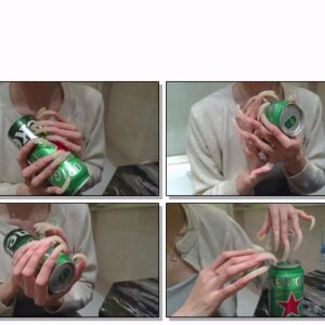 #426 – VR/3D – Tapping Can With My Long Natural Nails