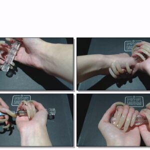 #342 – VR/3D – My Shiny Curved Nails Close Up On Letter Knife