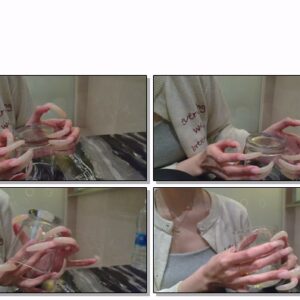 #427 – VR/3D – Long Natural Nails Tapping On Glass