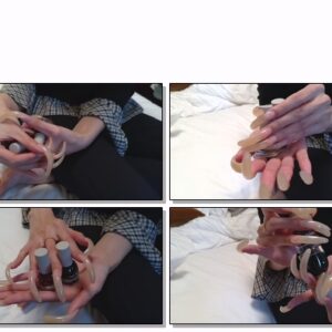 #263 – VR/3D – Tapping Nail Polish Bottles With My Long Nails