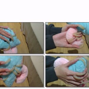 #350 – VR/3D – Squeezing Plushie Toy With My Long Nail Hands