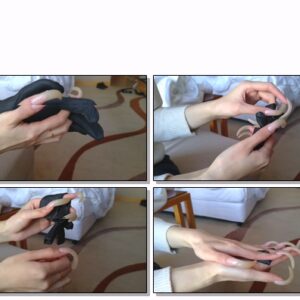#432 – VR/3D – Revealing My Long Natural Nails Under Black Gloves