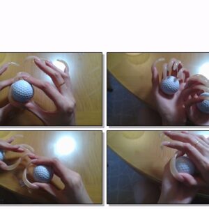 #261 – VR/3D – Fiddling With Golf Balls With My Long Nails Pt.1