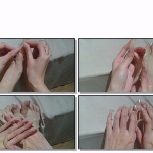 #353 – VR/3D – Posing My Shiny Long Nails With Feet