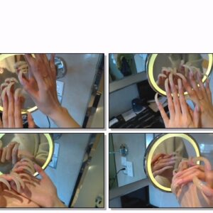 #434 – VR/3D – Tapping And Showing My Long Nails In Mirror