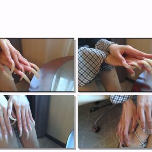 #265 – VR/3D – Showing My Long Natural Nails On Legs