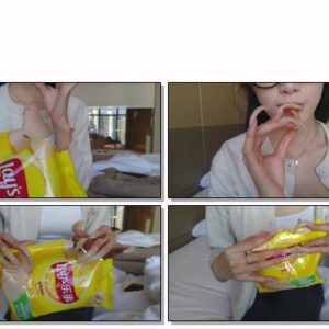 #437 – VR/3D – Eating Potato Chips With My Long Natural Nails