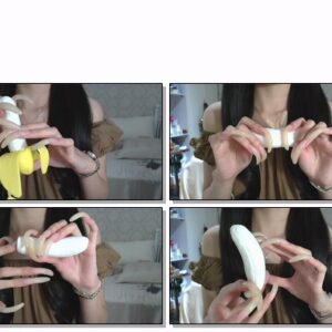 #362 – VR/3D – My Long Nails Playing With Plushie Banana