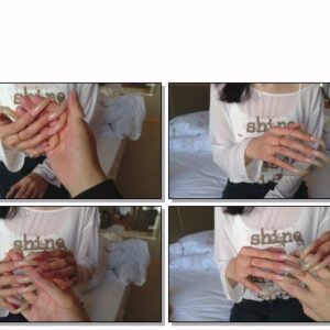 #444 – VR/3D – Man Showing My Long Bright Natural Nails Pt.1