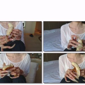 #450 – VR/3D – Peeling Banana And Piercing It With My Long Nails