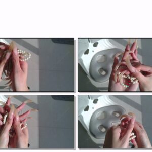 #457 – VR/3D – My Long Natural Nails Fiddling With Bracelet