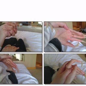 #458 – VR/3D – Man Holding My Long Nail Hands Behind My Back